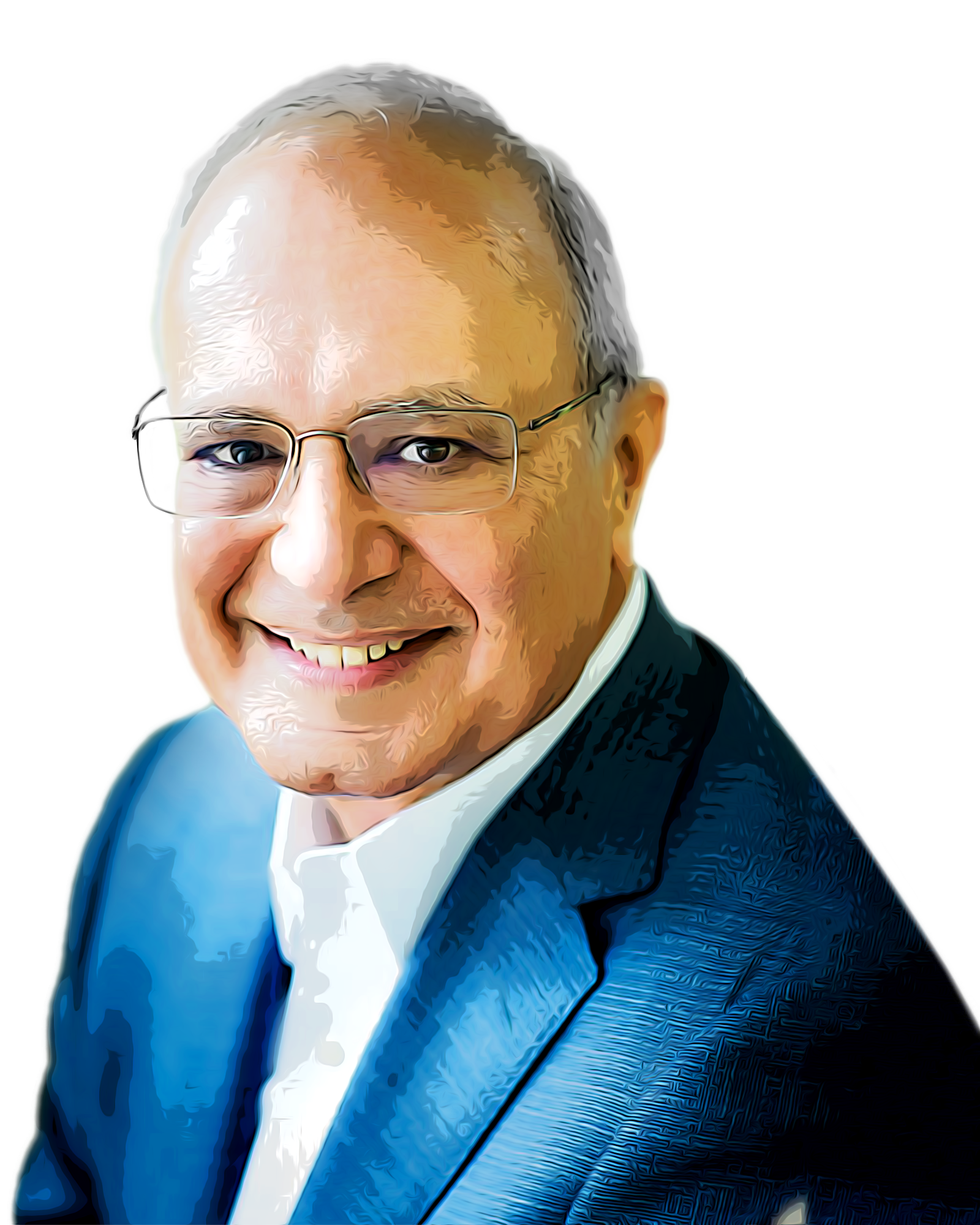 Man smiling in business attire suit cartoon image don