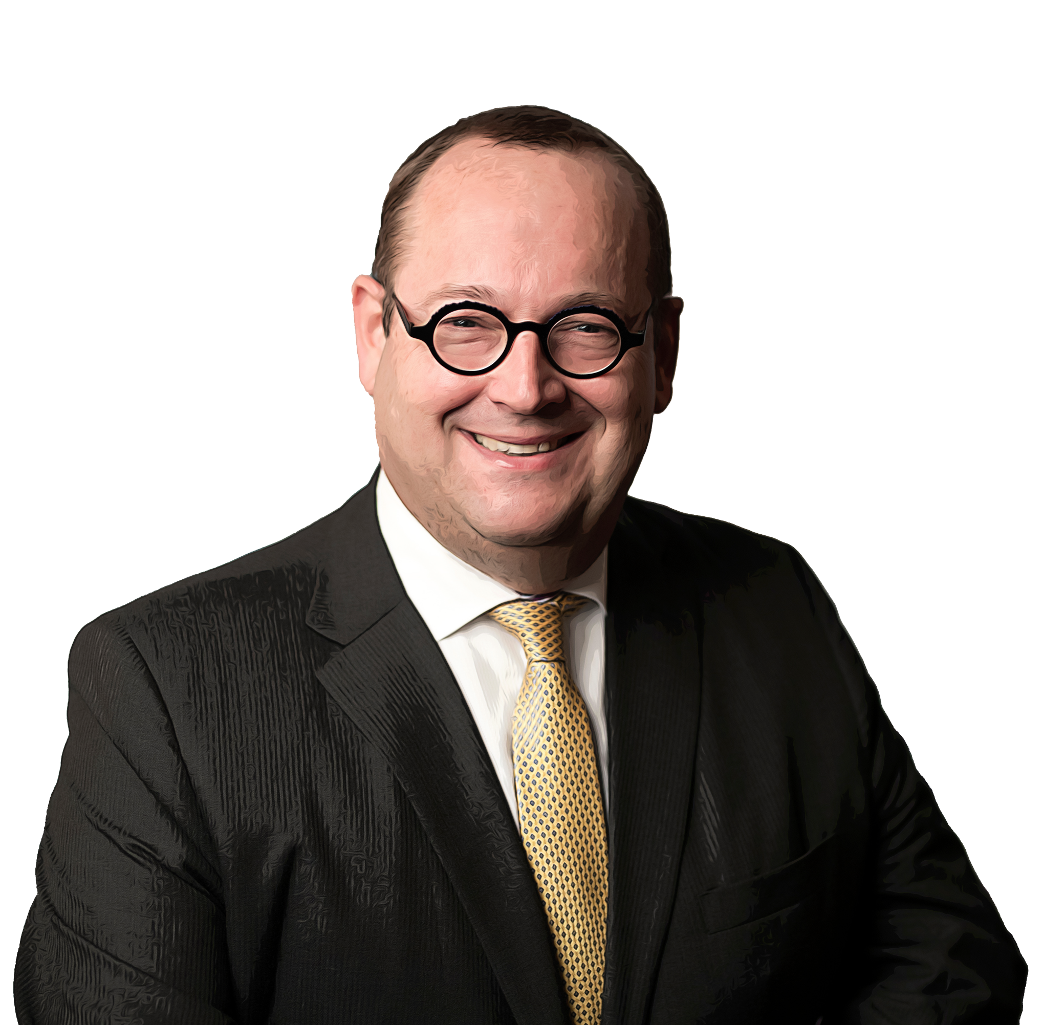 man smiling in suit cartoon image josef