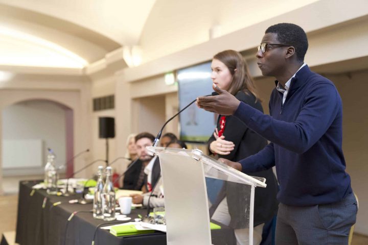 image of students debating