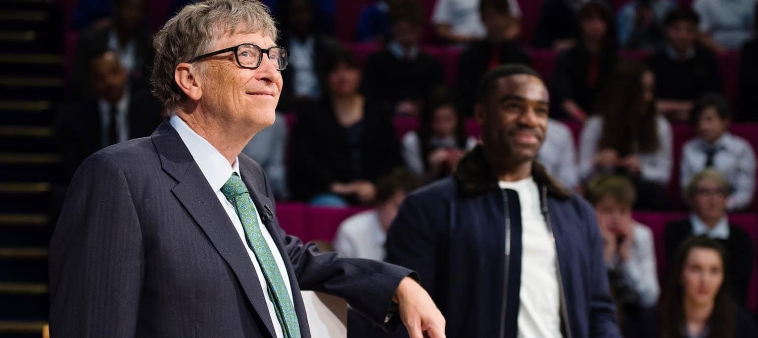 image of bill gates at debate mate