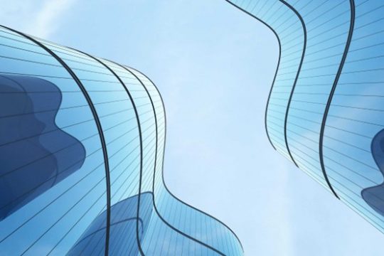 blue skyscraper image